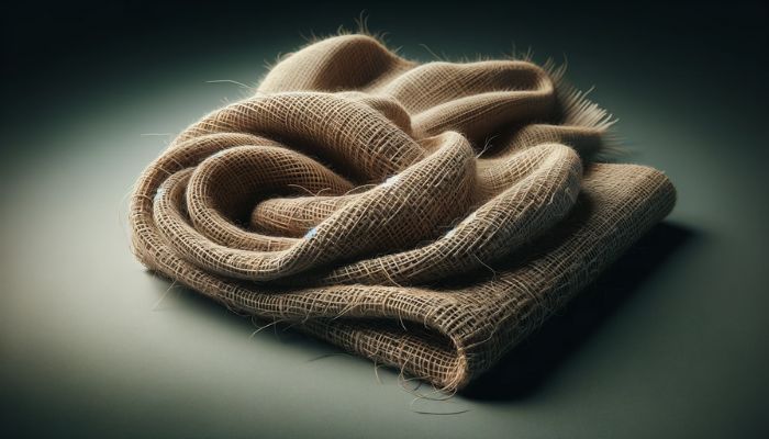 This image provides a broader view of Hemp Fabric, highlighting its natural texture and eco-friendly qualities