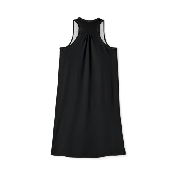 Sleek Flex Racerback Dress Black Back