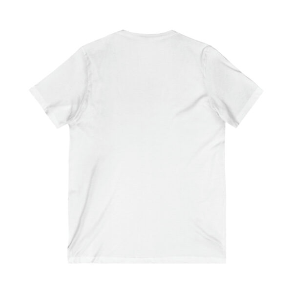 Sleek V-Neck White Back