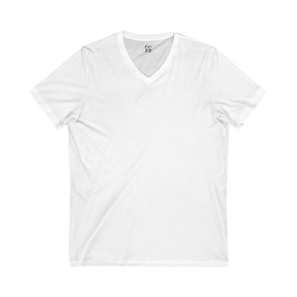 Sleek V-Neck White