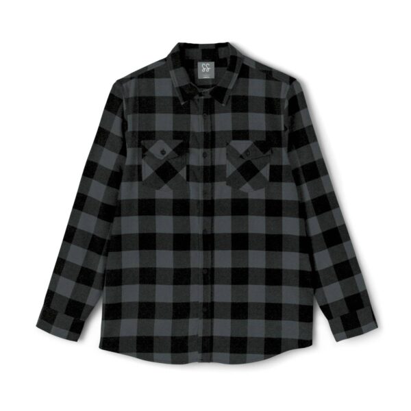 Plaid Flannel Charcoal Heather-Black