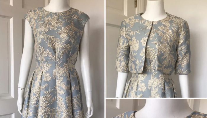 Brocade Fabric Dress