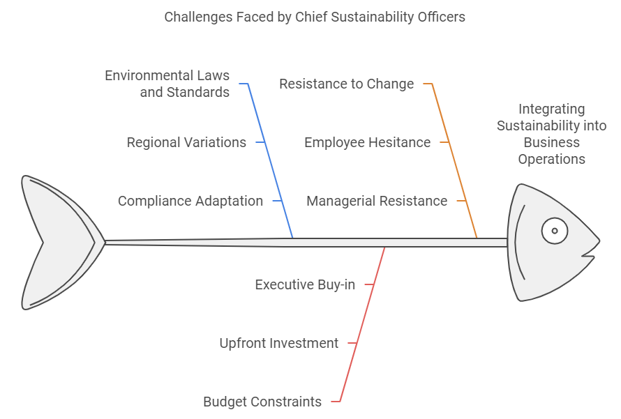 challenges faced by chief sustainability officers