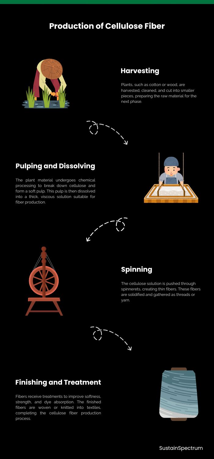 complete Production process of Cellulose Fiber