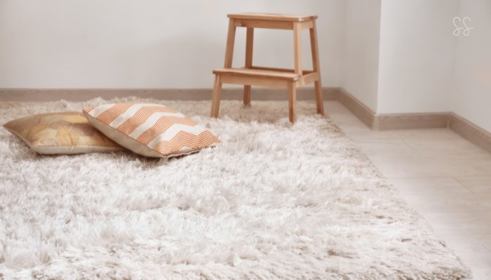 Floor Cushions with old pillows